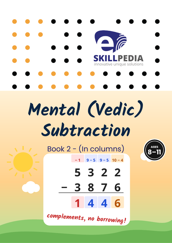 Cover of Mental (Vedic) Subtraction Book 2