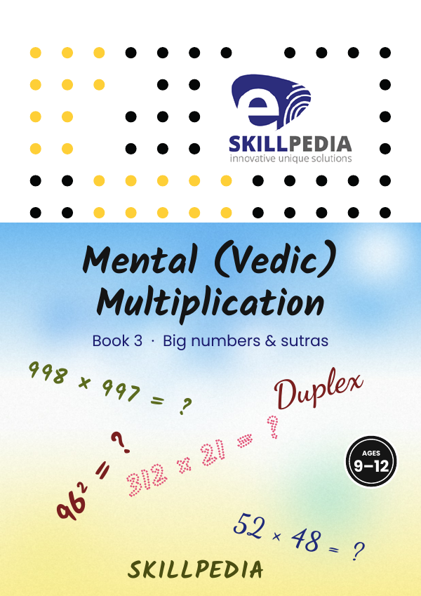 Cover of Vedic Maths Multiplication Volume 3